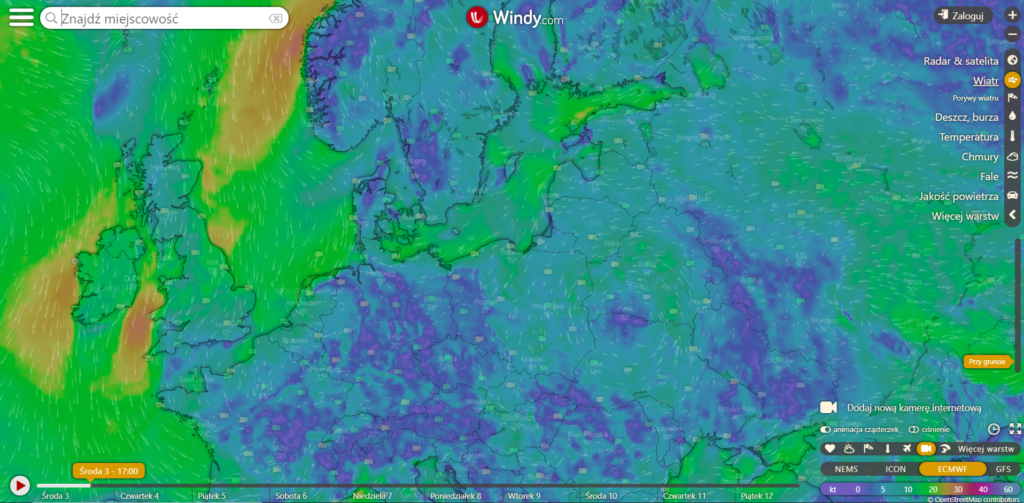 prognoza pogody widy