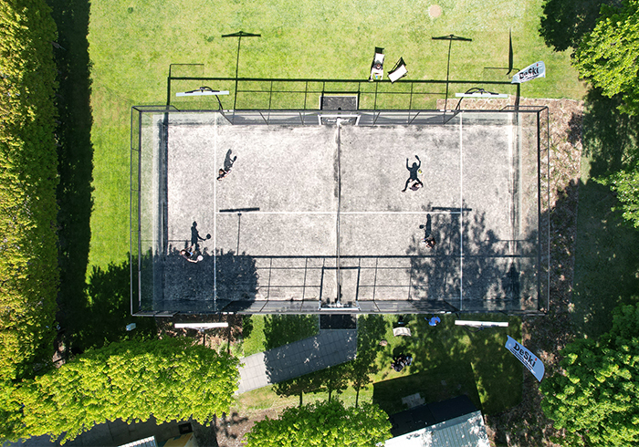 PADEL kort z gory